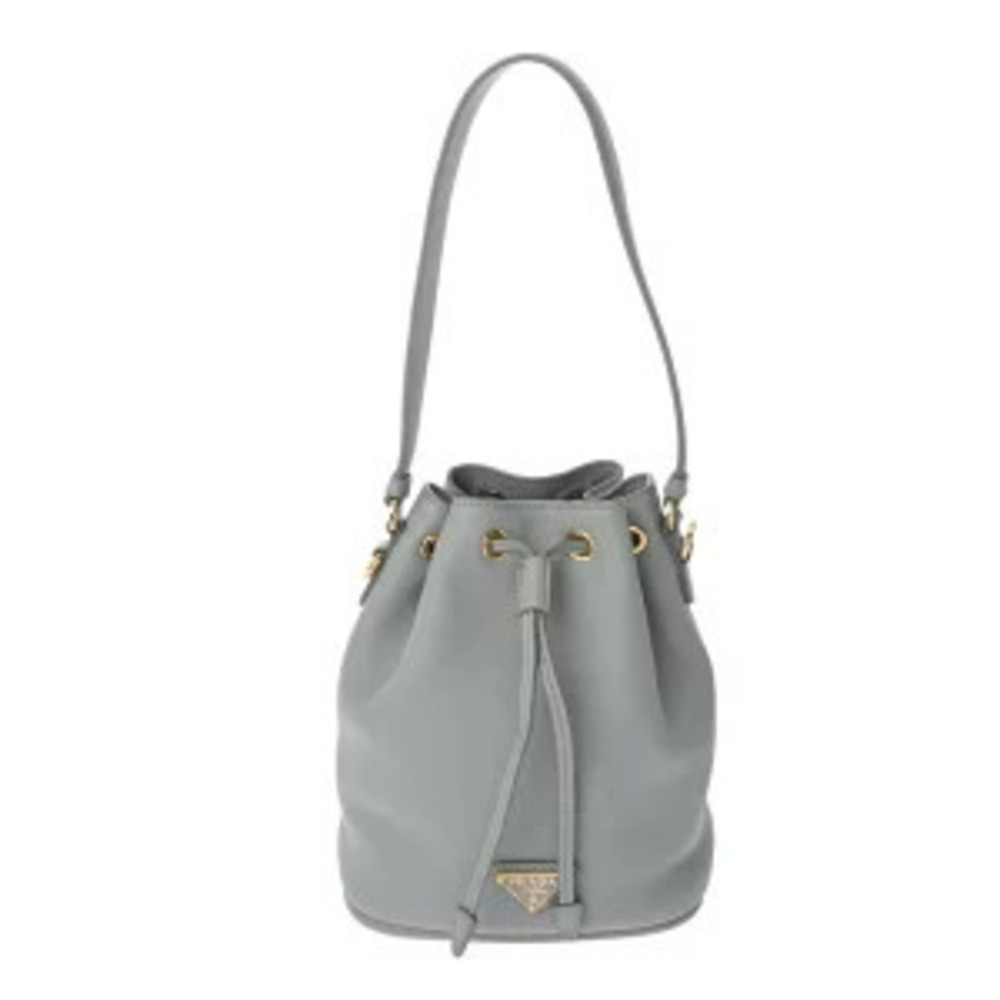 Prada Bag Opal Leather Handbag